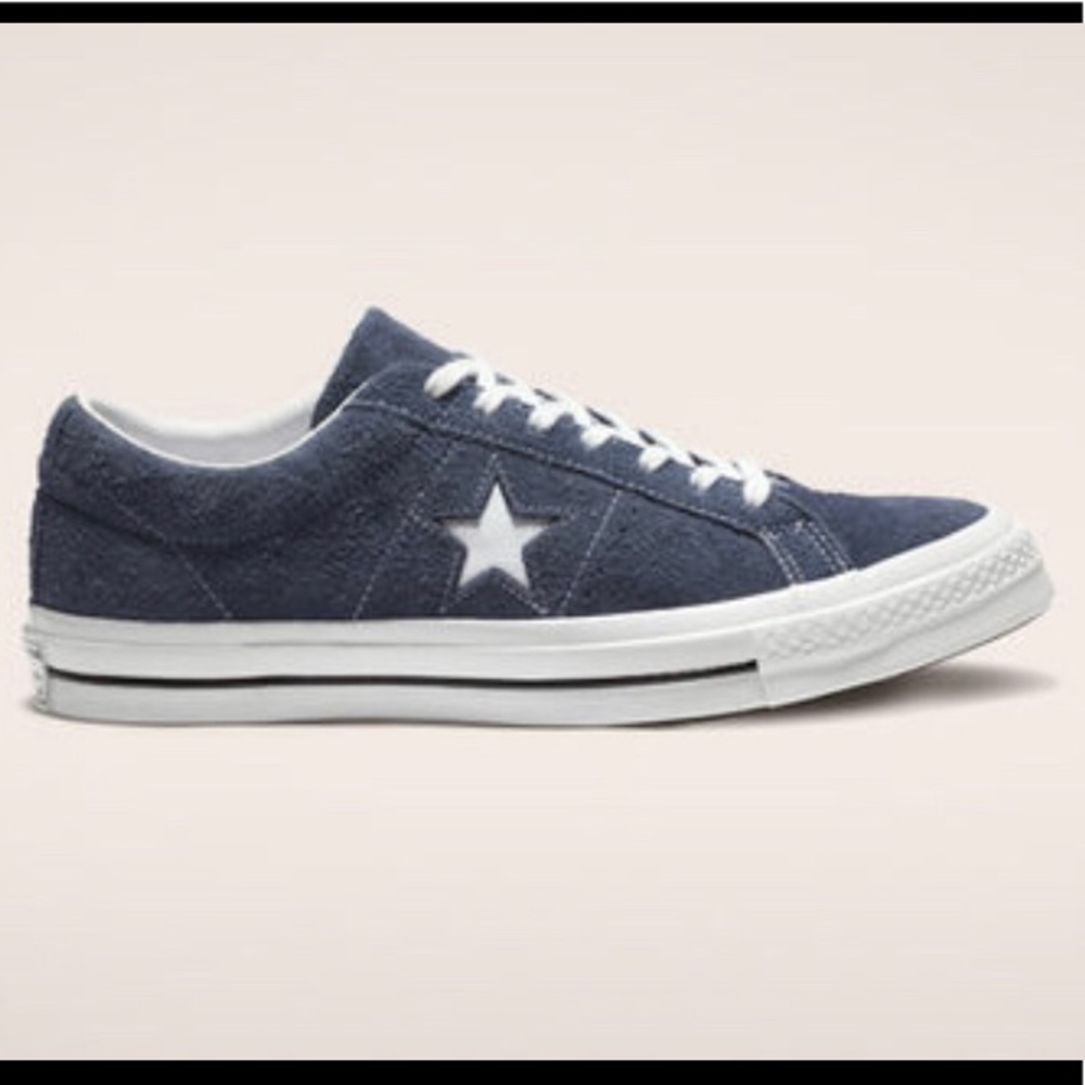Converse one Star ox suede 10.5 new in box blue
